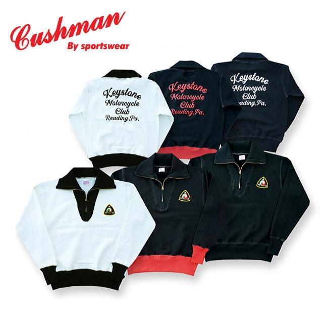 CUSHMAN クッシュマン ハーフジップタートルネックスウェット CUSHMAN クッシュマン ハーフジップタートルネックスウェット