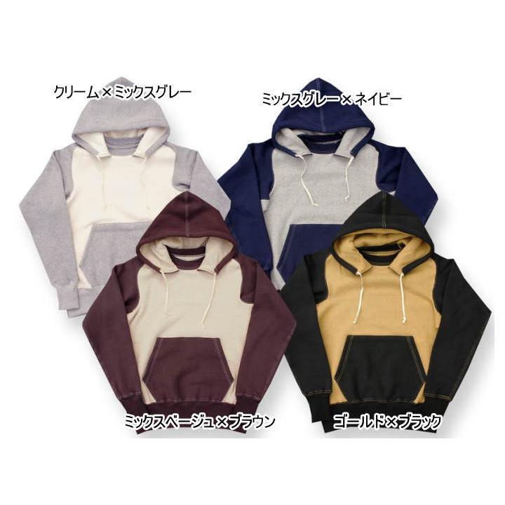 CUSHMAN クッシュマンフリーダムスリーブ ツートンパーカ CUSHMAN クッシュマンフリーダムスリーブ ツートンパーカ