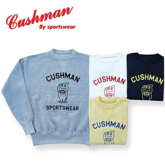 CUSHMAN クッシュマン プリントセットインスリーブ スウェット CUSHMAN クッシュマン プリントセットインスリーブ スウェット