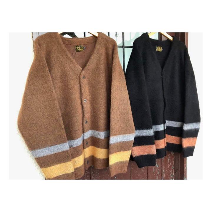 クッシュマン モヘアカーディガン wool25％ mohair25％ nylon30％ acrylec20％ CUSHMAN メンズ レディース アメカジ 日本製 27150_2