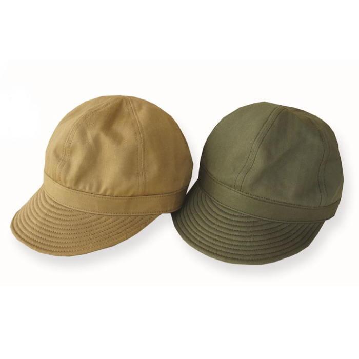 【CUSHMAN クッシュマン】 メカニック ワークキャップ Lサイズ CUSHMAN（クッシュマン） ヘリンボーンワークキャップ メンズ
