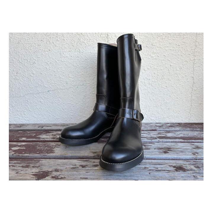 クッシュマン GLASS LEATHER ENGINEER BOOTS  Cow Hide グラスレザーエンジニアブーツ　CUSHMAN ブーツ 靴 革 アメカジ 日本製 29383の画像