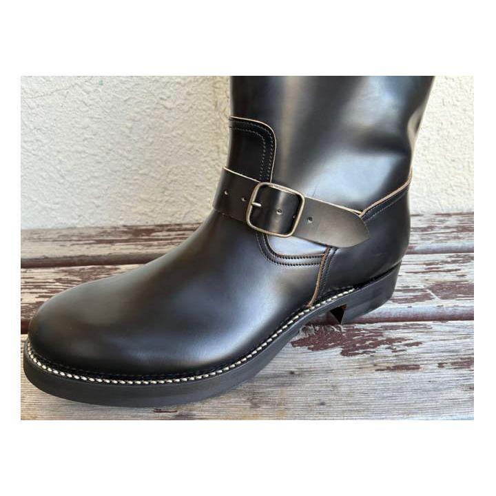 クッシュマン GLASS LEATHER ENGINEER BOOTS  Cow Hide グラスレザーエンジニアブーツ　CUSHMAN ブーツ 靴 革 アメカジ 日本製 29383の画像