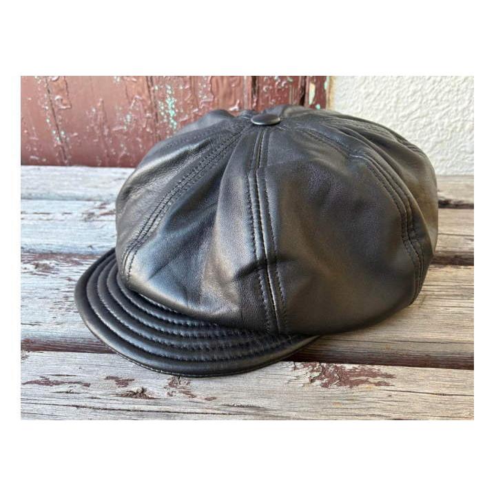CUSHMAN（クッシュマン） LEATHER CASQUETTE Lamb Skin レザー