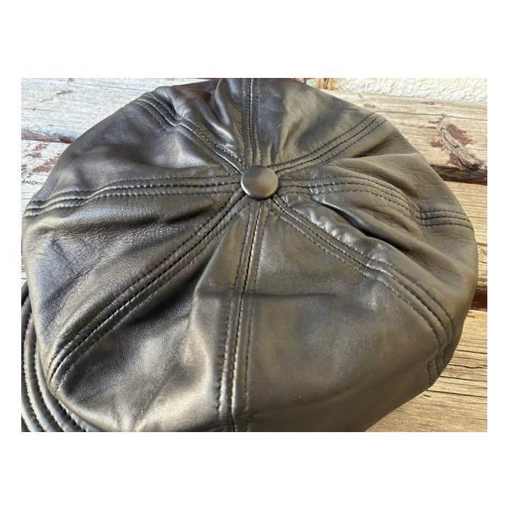 CUSHMAN（クッシュマン） LEATHER CASQUETTE Lamb Skin レザー