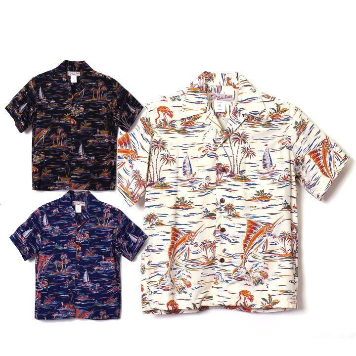 HULA KEIKI Swordfish カジキ柄アロハシャツ フラケイキ メンズ
