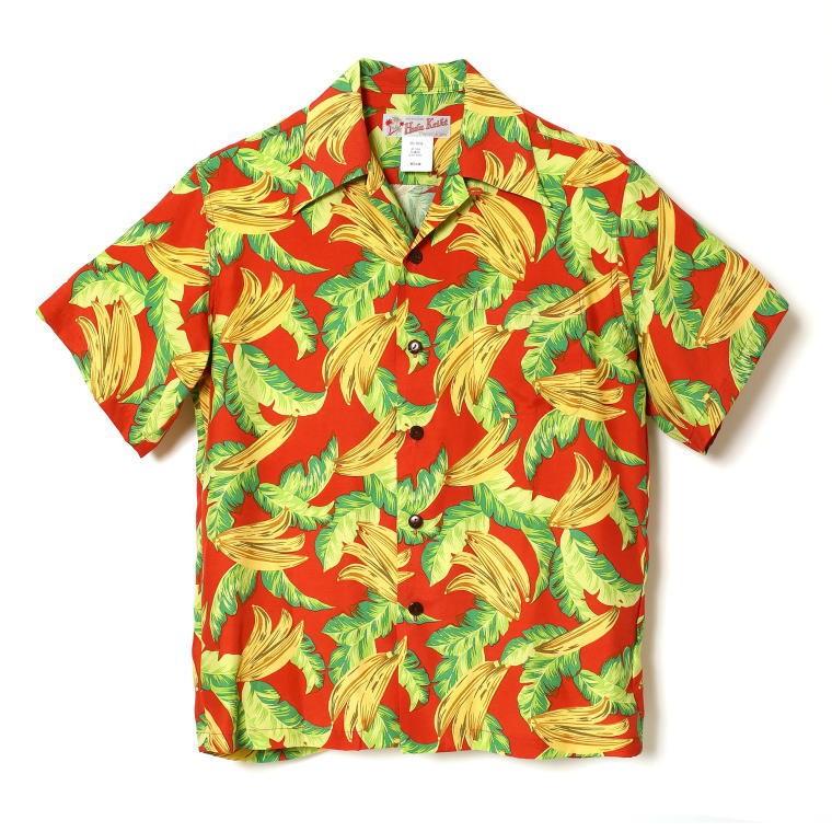 HULA KEIKI BANANA バナナ柄 アロハシャツ フラケイキ メンズ