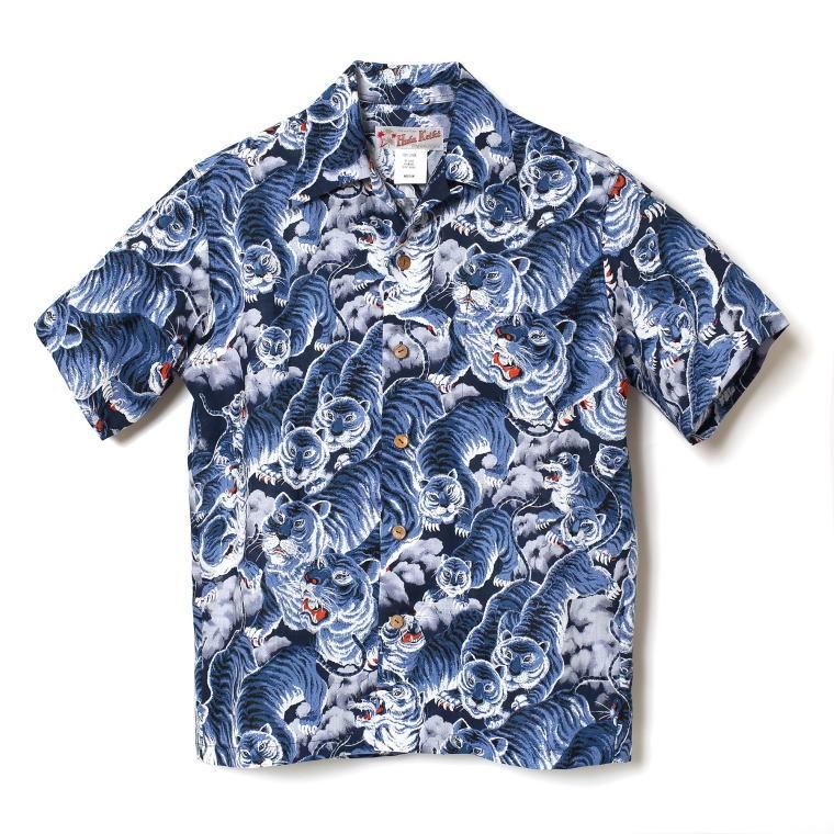 HULA KEIKI 獅子牡丹 SHI SHI アロハシャツ フラケイキ メンズ