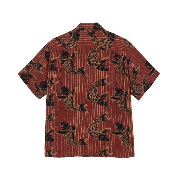 90s EDWIN 半袖アロハシャツ レーヨン 縮緬 Mサイズ レッド 90s EDWIN 半袖アロハシャツ レーヨン 縮緬 Mサイズ レッド 【公式通販】
