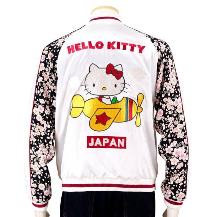 sanrio（サンリオ） サンリオコラボ ハローキティ桜ちりめん袖