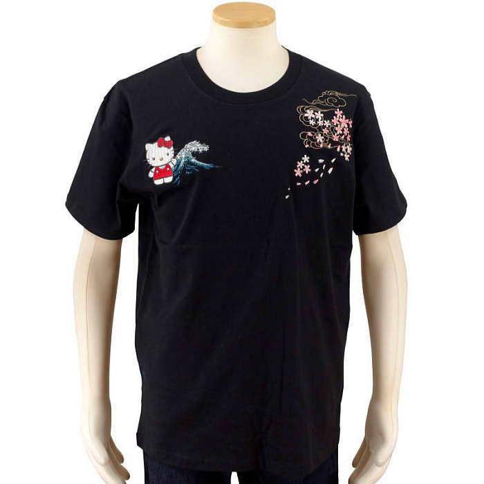 ハローキティ サンリオ×Switch Planning 龍頭ハローキティ半袖Tシャツ