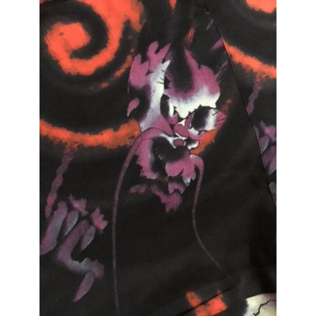 FUKUWAUCHI】 髑髏&龍柄 アロハシャツ シルク30%コットン70 FUKUWAUCHI】 髑髏&龍柄 アロハシャツ シルク30%コットン70