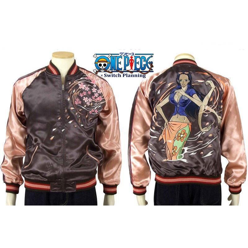 ワンピース ニコ・ロビン刺繍スカジャン ONE PIECE × Switch Planning