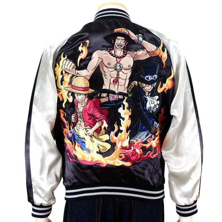 割引割引ワンピース 義兄弟刺繍スカジャン ONE PIECE × Switch