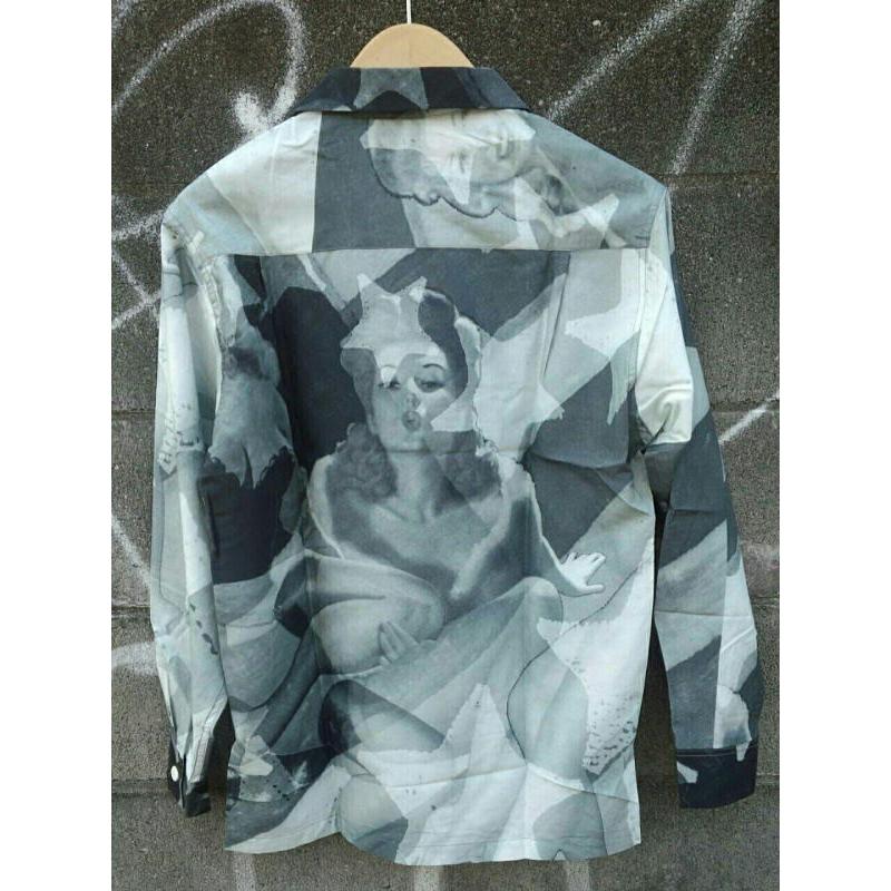 HINAHINA／ヒナヒナ　シルク１００% フラガールアロハシャツ HINAHINA／ヒナヒナ シルク100% フラガールアロハシャツ HINAHINA