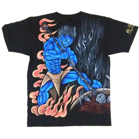 楽天市場】羽水 うすい 和柄 Tシャツ 手描き 愛染明王 半袖 ai21 送料