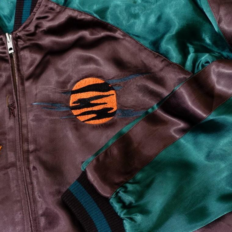 【✨希少✨】　花旅楽団　伏龍　総柄刺繍 スカジャン 　リバーシブル 花旅楽団/ハナタビガクダン 伏龍 刺繍 和柄 スカジャン （SSJ-019