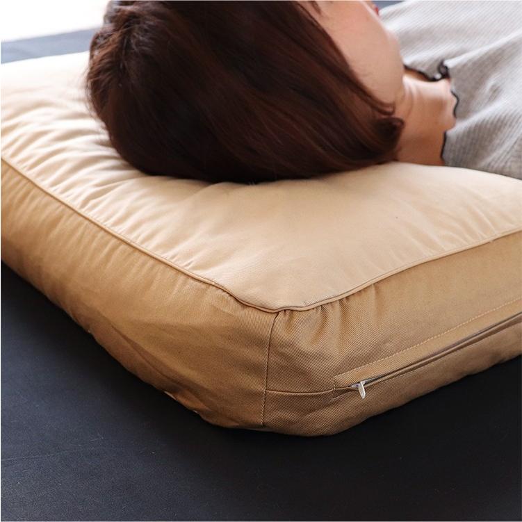 枕 まくら そばがら そば枕 横向き いびき軽減 テレビ寝 テレビ枕 かため 高め 首筋フィット加工 防虫 日本製 | ブランド登録なし | 13