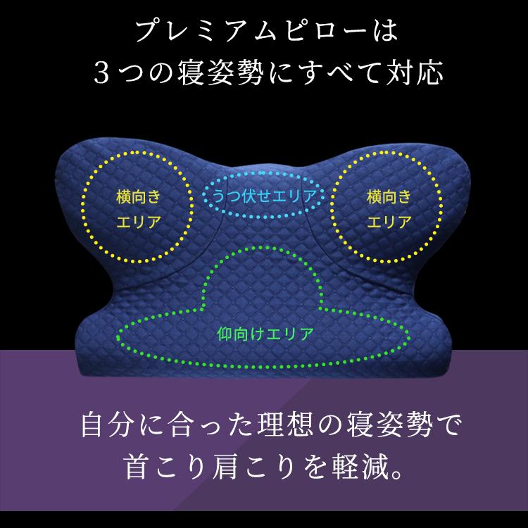 枕 低反発枕 プレミアムピロー 5way 肩こり 快眠 首こり