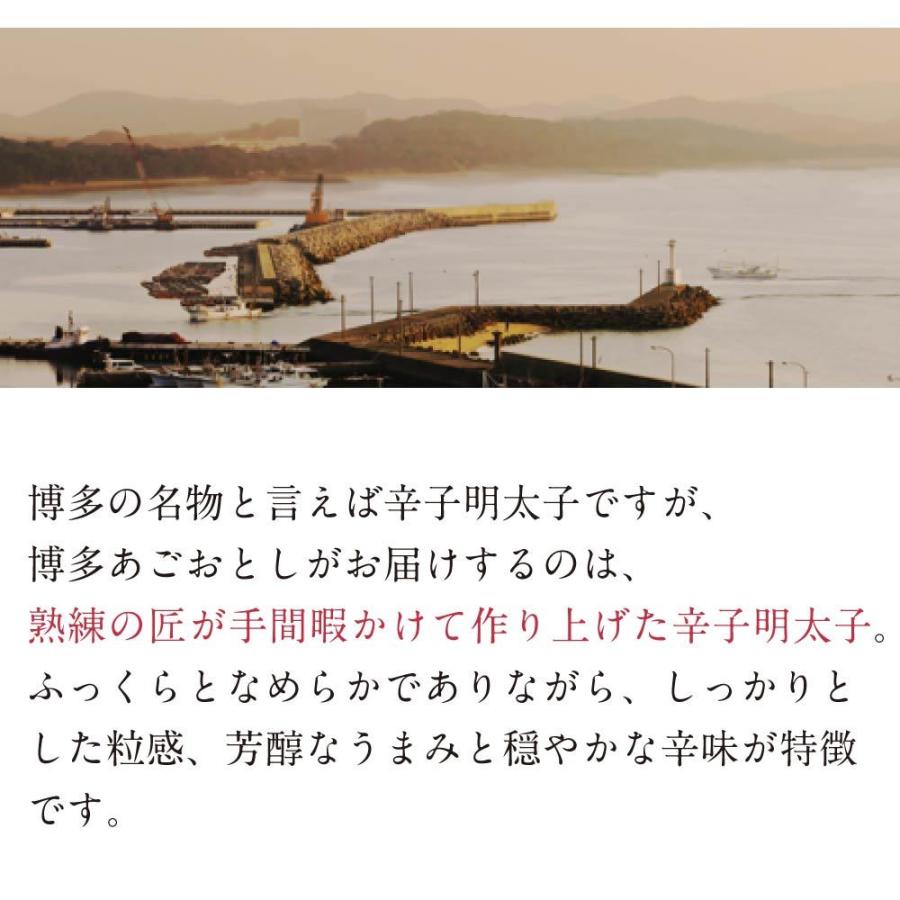 明太子 辛子明太子 博多あごおとし 100g あごおとし まるきた水産 博多 お取り寄せグルメ 明太子 ギフト からし明太子 めんたいこ｜agootoshi｜06