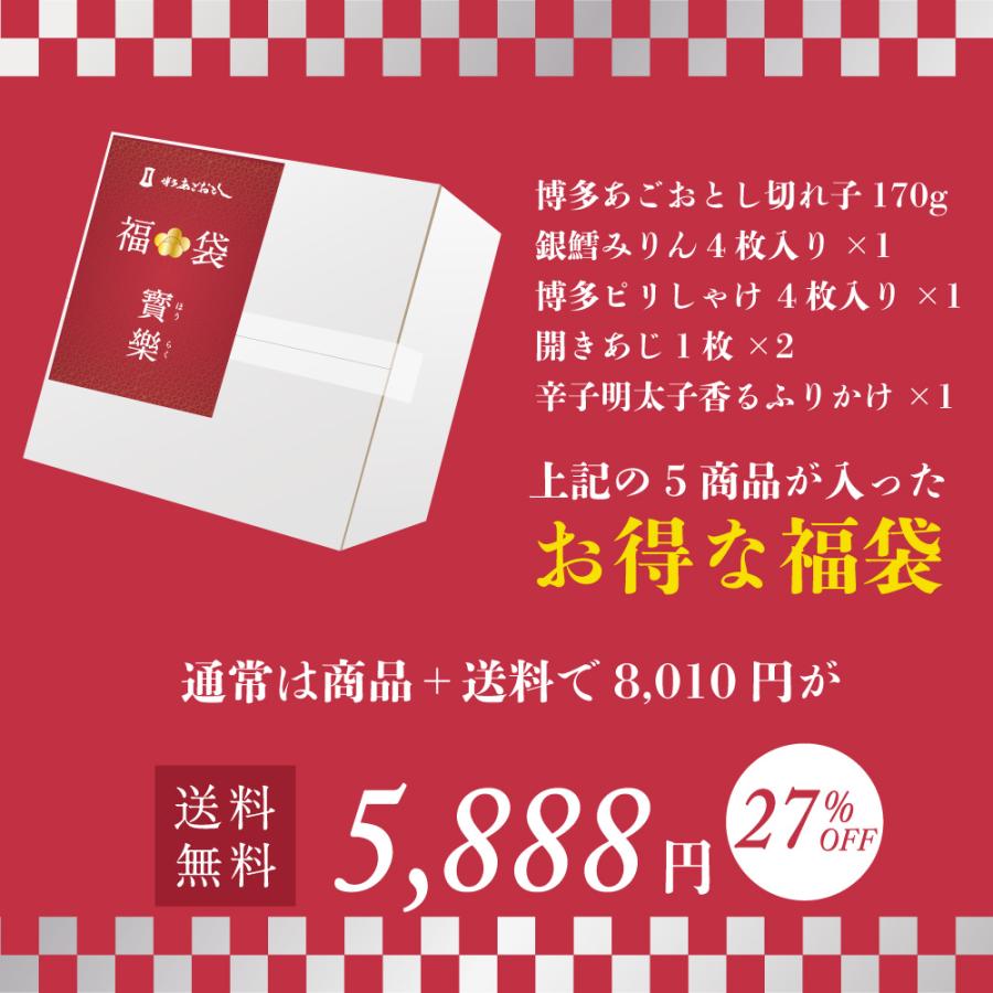 2026福袋　寳樂 | 明太子 あごおとし 博多まるきた水産 福岡 博多 海鮮 めんたいこ 海鮮 魚 食品 詰め合わせ 帰省土産 | 博多あごおとし | 02