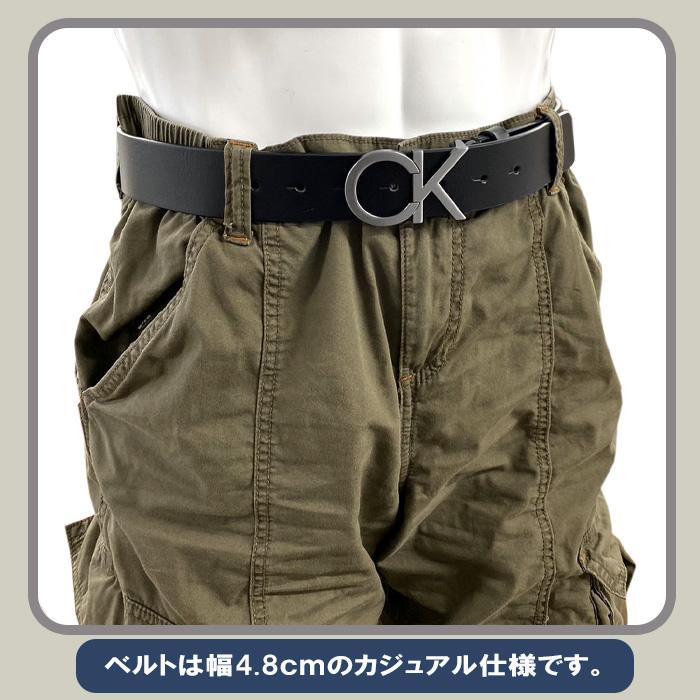 カルバンクライン サイズ ベルト 11CK020002 CKバックル ブラック メンズ ベルト CALVIN KLEIN ab-60427 ブランド｜agora-store｜04