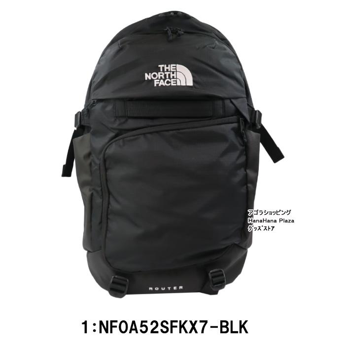 ザ・ノース・フェイス リュック ROUTER ルーター NF0A52SFKX7 THE NORTH FACE BLACK ブラック ノースフェイス バックパック 男女兼用 ag-1807｜agora-store｜02