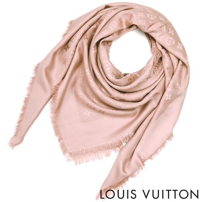 新品 ルイヴィトン Louis Vuitton ルイ ヴィトン Lv レディース メンズ ストール ショール モノグラム M ナチュレル ピンク Lv 7 168 Traghetto 通販 Yahoo ショッピング