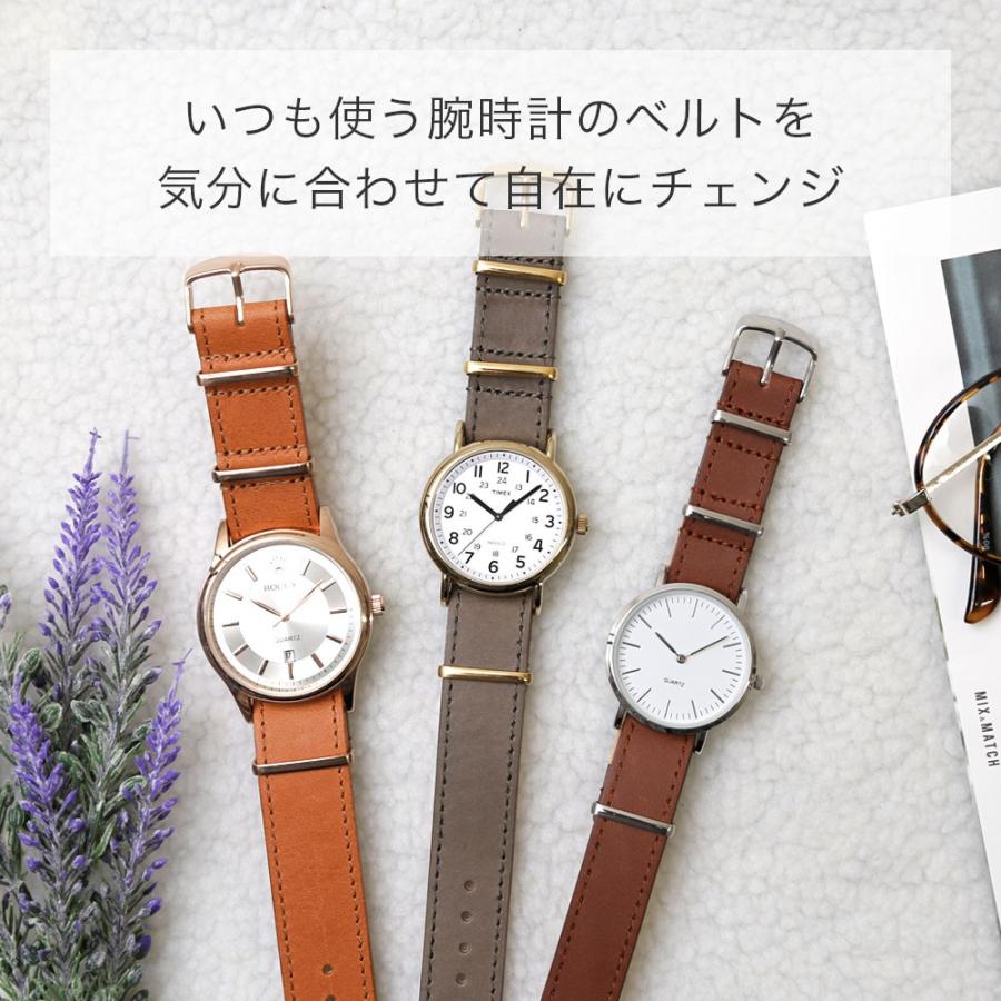 時計ベルト 20mm 18mm 22mm 24mm 腕時計 ベルト 革 時計ベルト交換