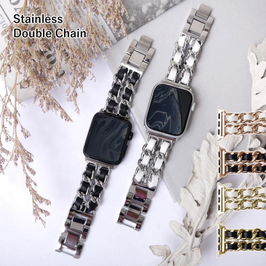 アップルウォッチ バンド Apple Watch ステンレス 44mm 40mm 45mm 38mm 女性 男性 ブランド 腕時計ベルト おしゃれ レディース Se 7 3 22a W新作送料無料