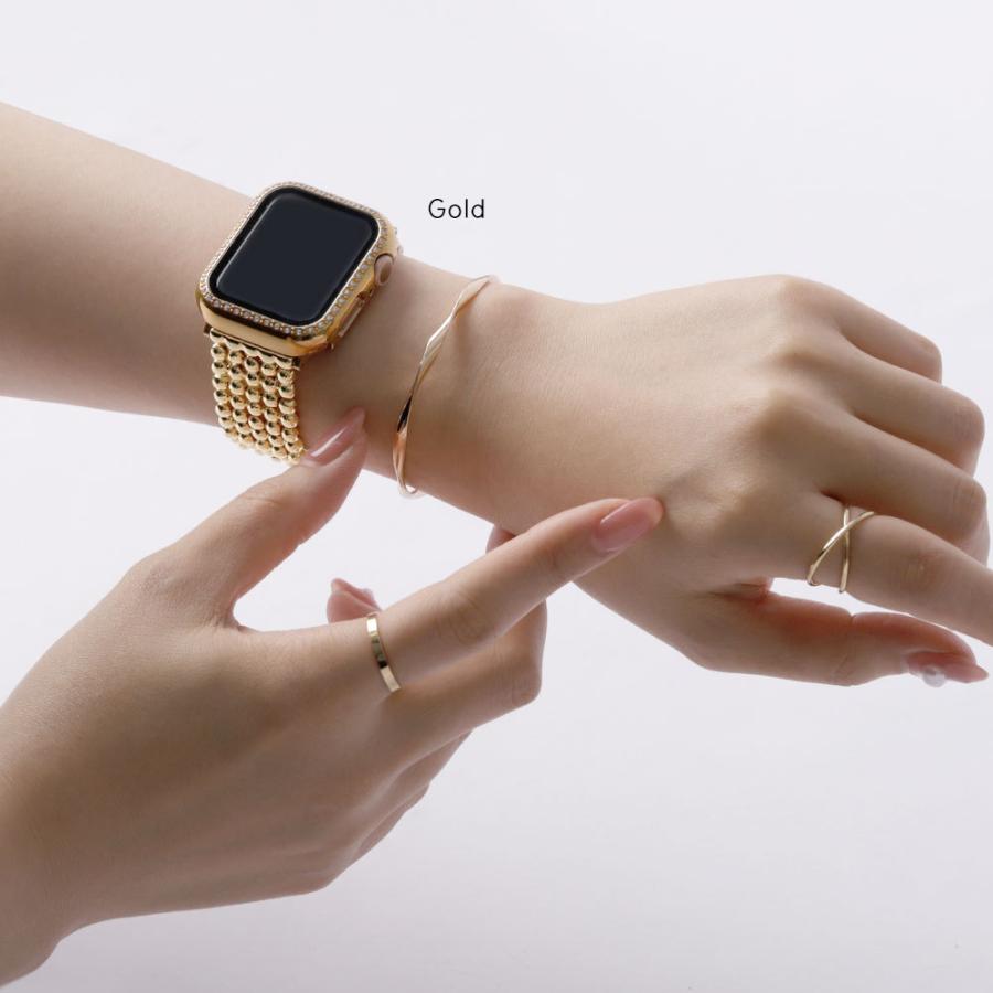 アップルウォッチ バンド apple watch ステンレス チェーン 女性 男性