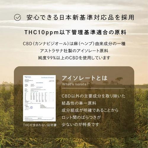 植物油脂不使用 Mind Break CBD チョコレート 5枚入り CBDアイソレート