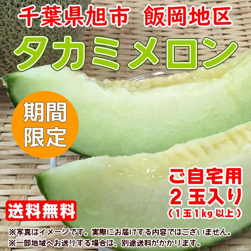 千葉県産タカミメロン２個箱 ご自宅用 Belle Ile Nature Org