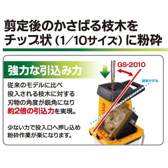 リョービ（RYOBI） 電動ガーデンシュレッダー GS-2010 : 農業ショップ
