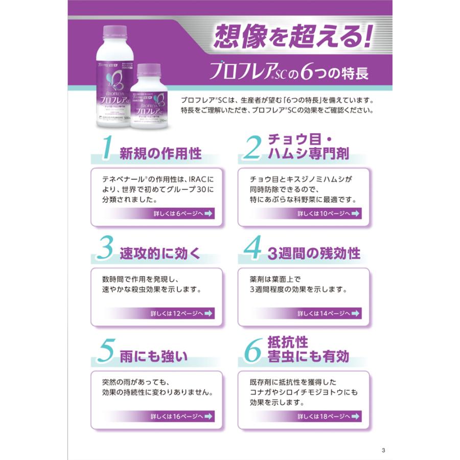 チョウ目・ハムシ専門剤 ブロフレアSC 500mlの画像
