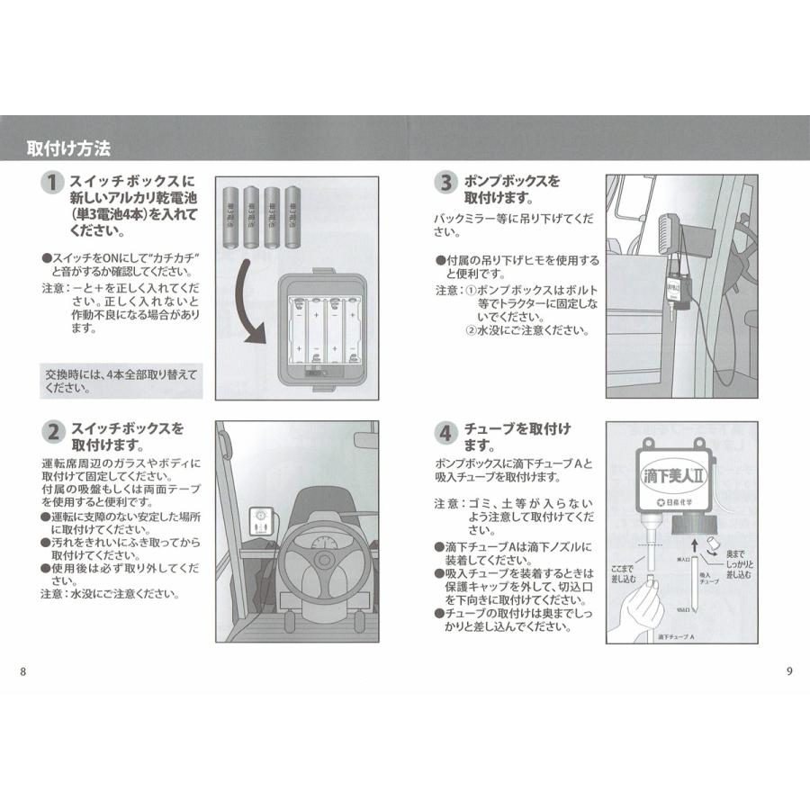滴下美人II（デルカット乳剤・イネゼットEW用摘下装置） : アグリ