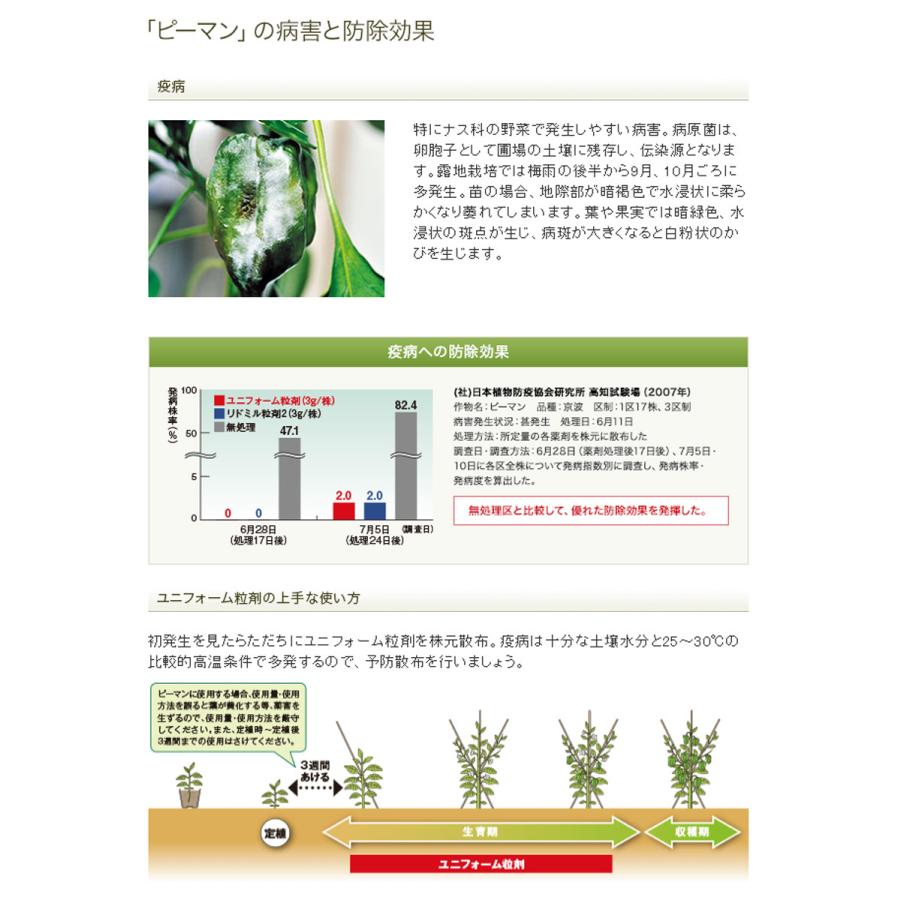 ユニフォーム粒剤 3kg×6袋の画像