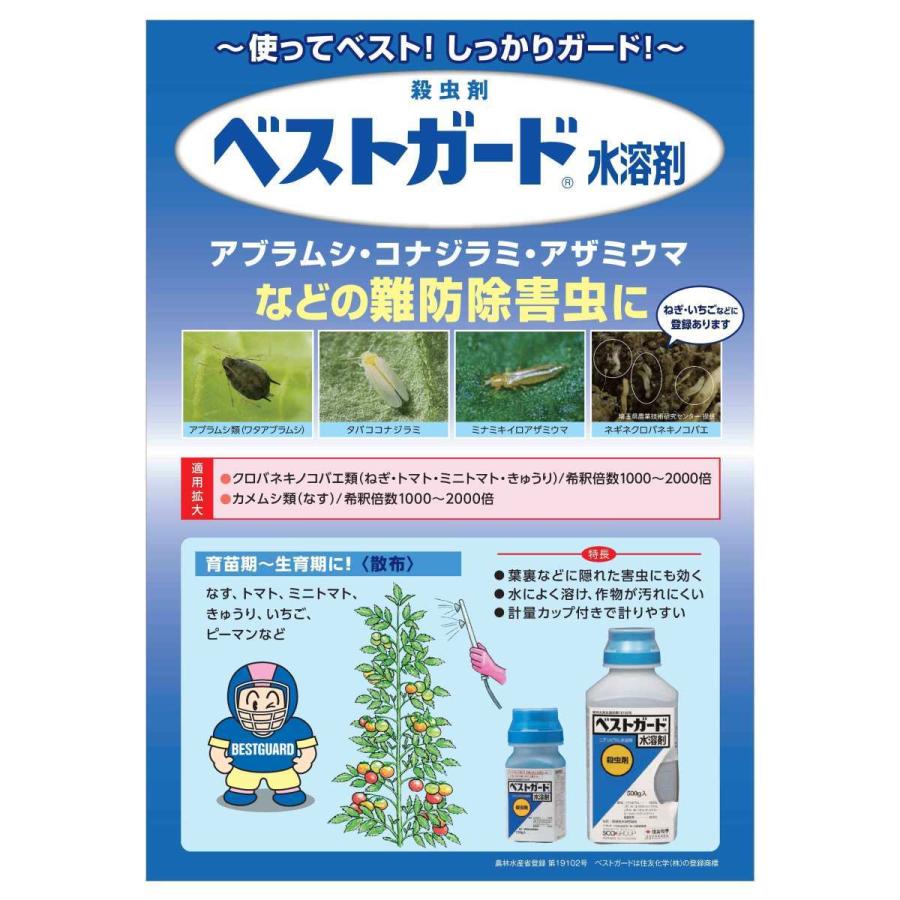 アブラムシ コナジラミ アザミウマ 難防除害虫 ベストガード水溶剤 100ｇ　｜agrimiraiz｜02