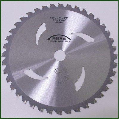 草刈機 刈払機用) (チップソー) 山林王 2枚セット (バクマ) (255mm