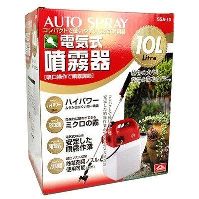 噴霧器　電動　噴霧器　セフティ-3　電気式噴霧器　10L　SSA-10