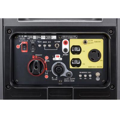 工進 インバーター発電機 GV-29i 2.9kVA 最長連続13.5時間運転 防災