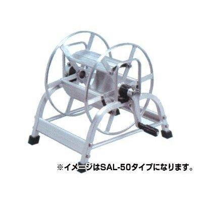 アルミ製ホースリール　巻取機SAL-100　三器工業 永田 アルミホース巻取機 SAL-100(G1/4より戻し付) : アグリズ ヤフー