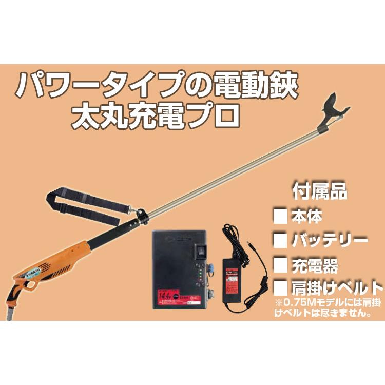 (プレミア保証付き)ニシガキ工業 充電式剪定鋏 太丸充電プロ 2000 予備バッテリー付(N-933)_1