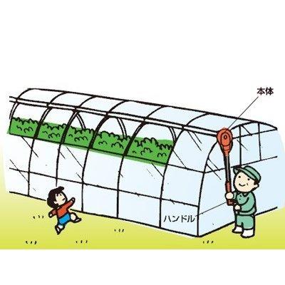 誠和 ハウス巻き上げ換気装置 「くるっ子」 谷換気 高所サイド換気 