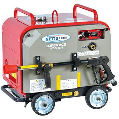 スーパー工業 高圧洗浄機 エンジン式防音型ラインストレーナー付 SEV-3010SSR