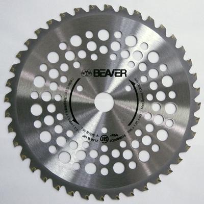 日本製 ビーバー 草刈機用チップソー 255mm×40枚刃(1枚入) ビーバーの