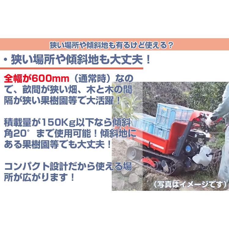 在庫あり) 筑水キャニコム クローラ運搬車 BP41FDS ピンクレディ (最大