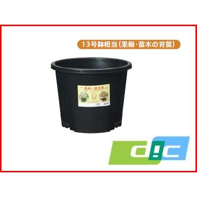 DIC NPポット #25 黒 10個入 φ385×310Hmm 農業資材 園芸用品 家庭菜園 果樹 庭木用大鉢 ガーデニング