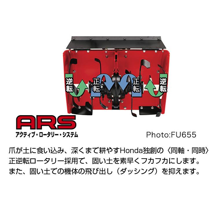 ホンダ（HONDA） 耕うん機 ラッキー FU755 L 耕運機 管理機 4サイクル