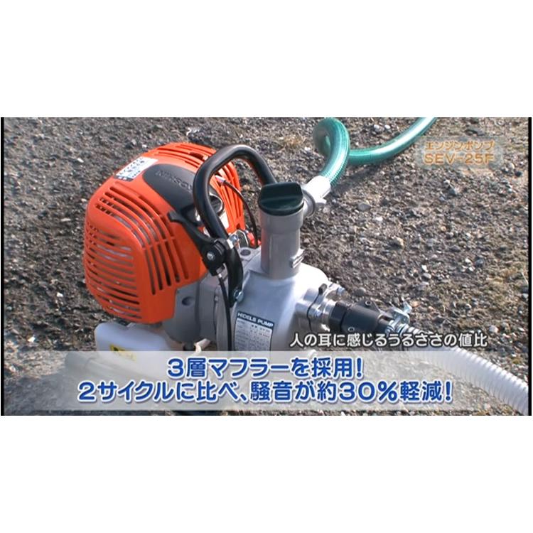 工進 エンジンポンプ 1インチ SEV-25F R型ホースセット 4 工進 エンジンポンプ 1インチ SEV-25F R型ホースセット 4